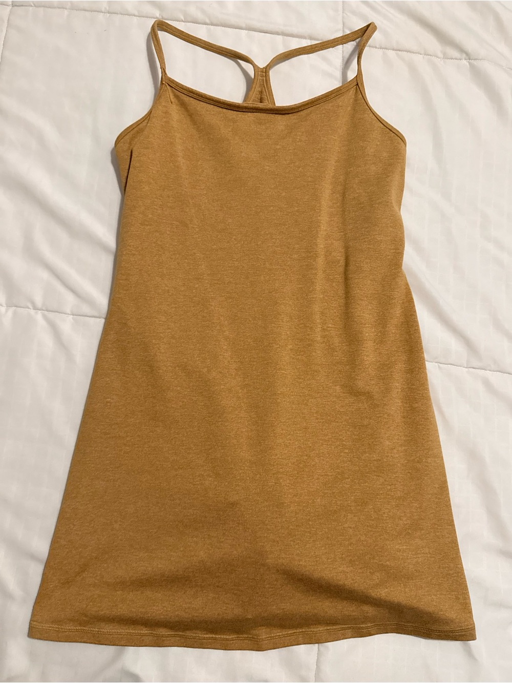 aerie Mustard Yellow Midi sporty Dress